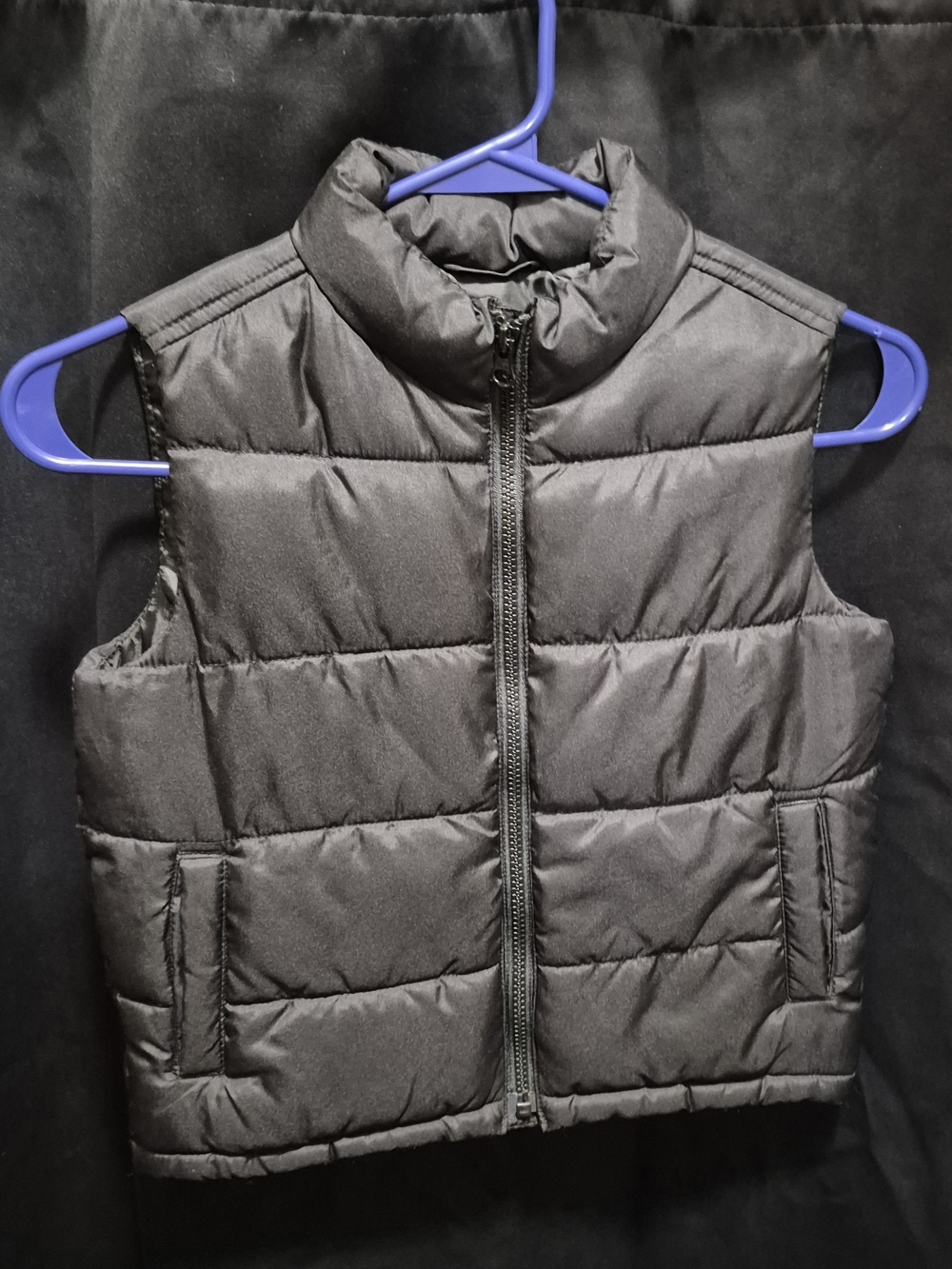 Old Navy Black Quilted Puffer Vest for Kids
